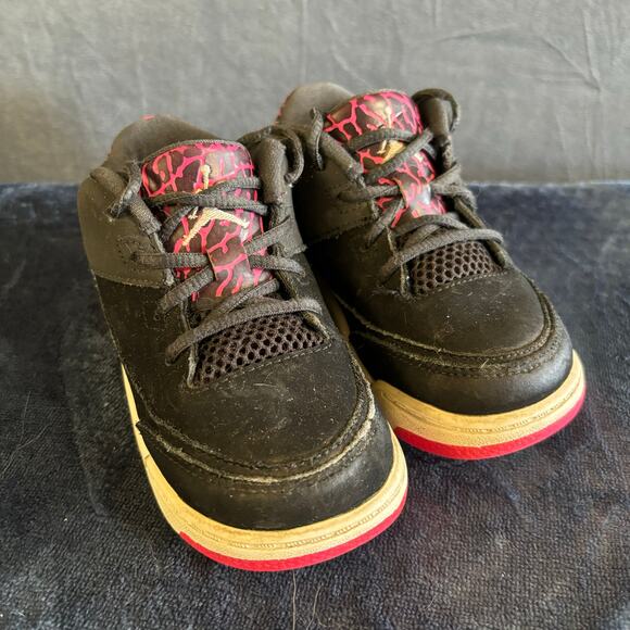 Air Jordan Flight Toddler Shoes US 8C Black Pink Gray Athletic Basketball Sports - Picture 1 of 10